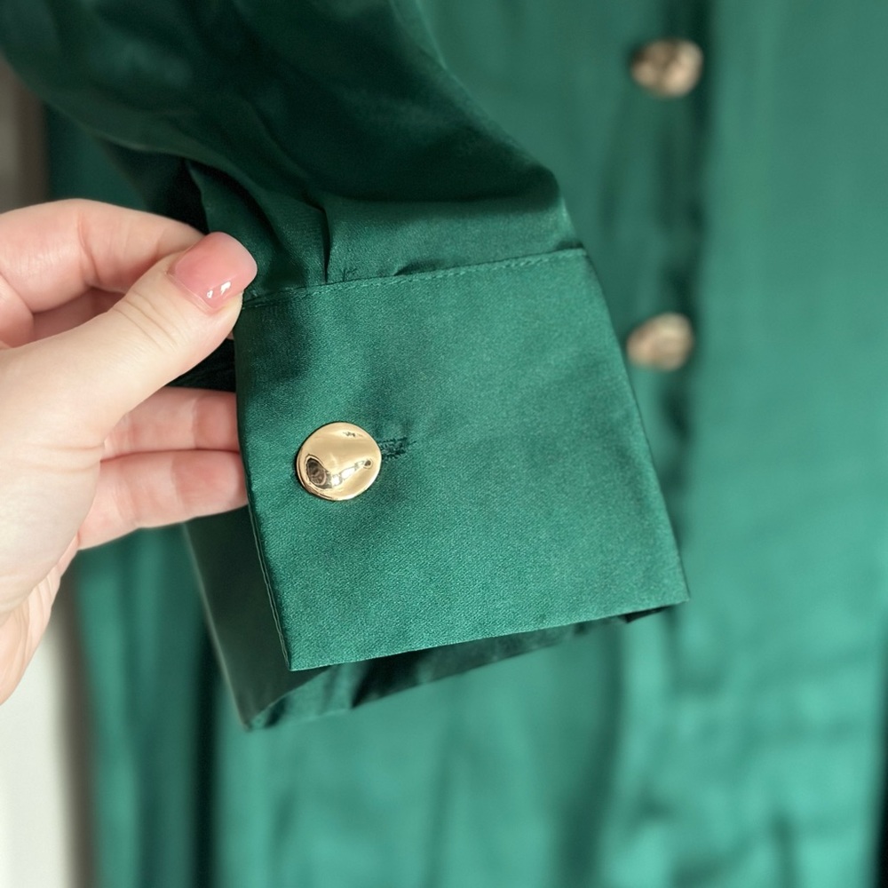 🖤 NWT Zara Button Dress - Picture 3 of 7